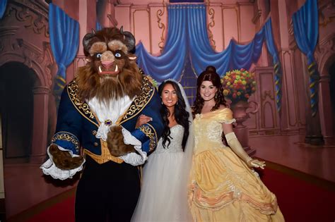Beauty And The Beast Wedding At Disney World Popsugar Love And Sex Photo 8