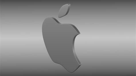 Apple Logo 3d Model Cgtrader