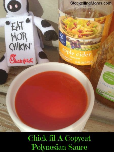 Maybe you would like to learn more about one of these? Copycat Chick-fil-A Polynesian Sauce