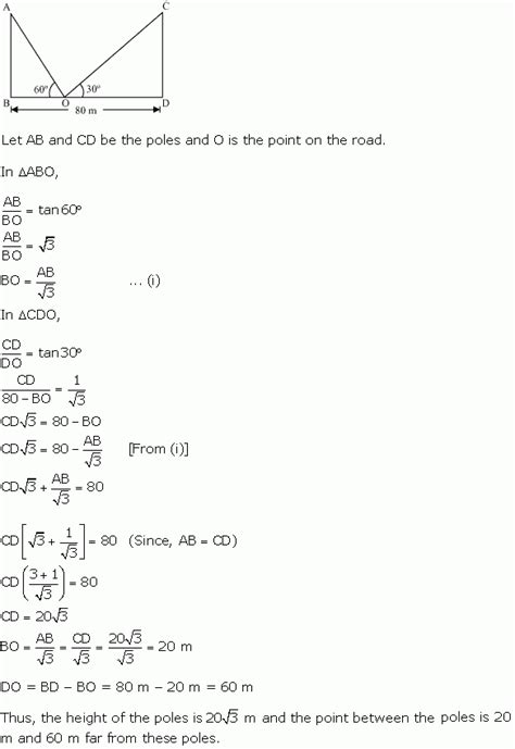 Configure ospfv2 routing part 2: NCERT Solutions for Class 10 Maths Chapter 9 Some Applications of Trigonometry Ex 9.1 - A ...
