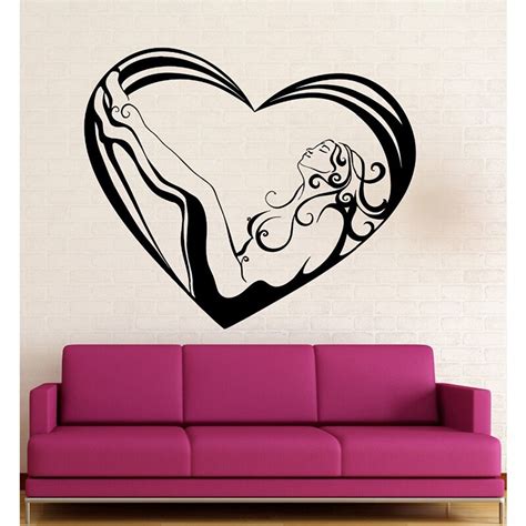 Sexy Girl Club Sticker Naked Decal Muurstickers Posters Vinyl Wall