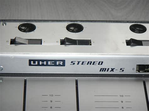 infrequent sound [sex tex] technology uher stereo mix 5 typ a122 mischpult