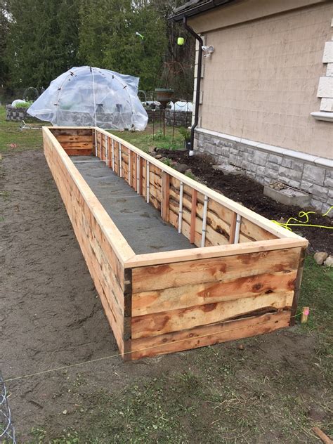 Raised Bed Ideas Raised Bed Built With Wood 10 Inspiring