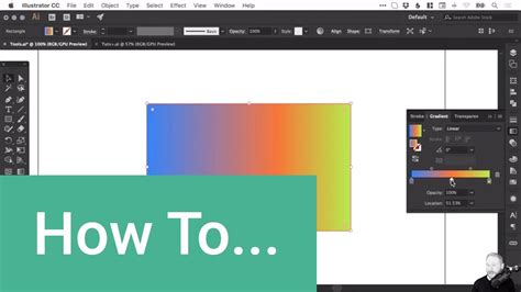 How To Create And Edit Gradients In Adobe Illustrator Youtube