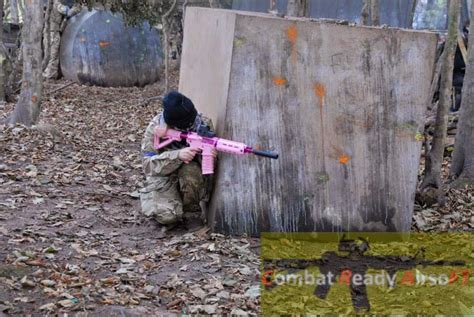 My Gun Gandg Combat Machine Aeg With Blowback Ff26 Pink Storm Femme Fatale Airsoft