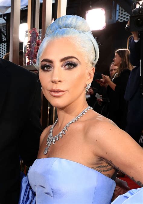 Lady Gaga Golden Globe Awards Red Carpet Celebmafia