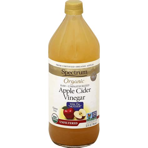 Spectrum Organic Apple Cider Vinegar Unfiltered Salad Dressings Oil