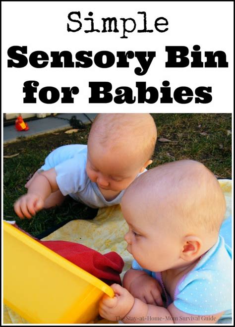 Maybe you would like to learn more about one of these? Sensory Bin for Babies with Cloth Napkins - The Stay-at ...