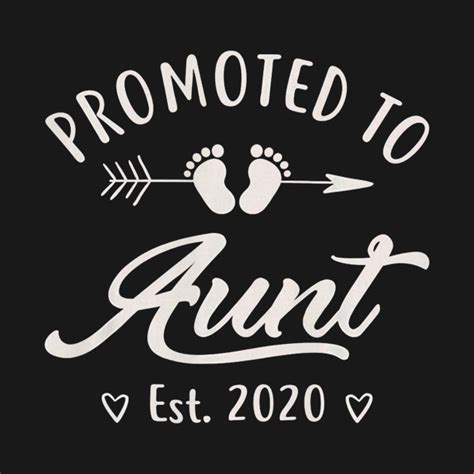 Promoted To Aunt Est 2020 Aunt Hoodie Teepublic