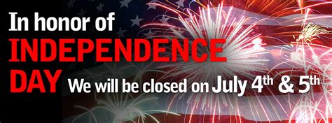 If your business is taking the day off the 4th of july, use one of these free printable sign templates to let your customers know. Heid Music will be closed July 4th & 5th for Independence ...