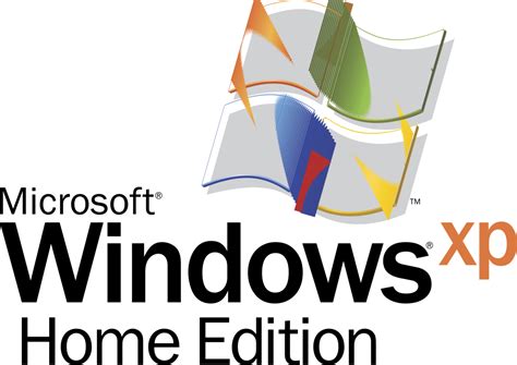 Download Microsoft Windows Xp Home Edition Logo Png And Vector Pdf