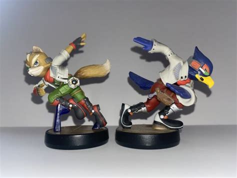 Fox Mccloud And Falco Lombardi Nintendo Amiibo Switch Super Smash Bros