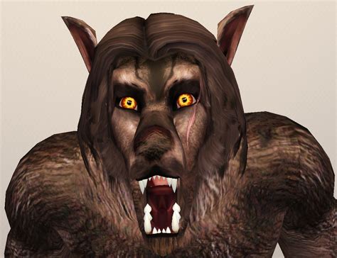 Mod The Sims Werewolf Face Set