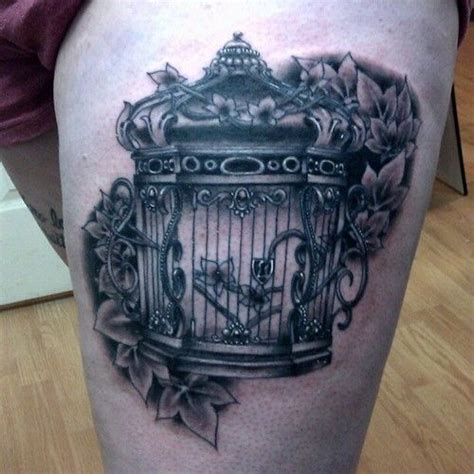 As a tattoo design, then, three keys are often considered a good luck charm for the important aspects of life. Birdcage tattoo, Tattoos, Cage tattoos