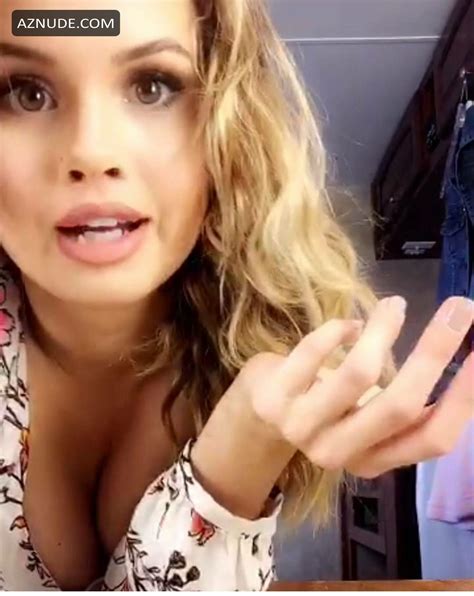 Debby Ryan Sexy Tits Deep Cleavage In Snapchat Aznude
