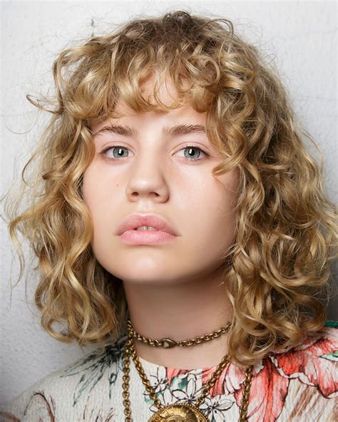 Long Curly Hair With Bangs 2019