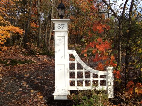 Rails placed narrow side up sag the least and are recommended for heavy fences and those with posts that are 6 feet or more apart. Elegant column with side fence used to define driveway ...