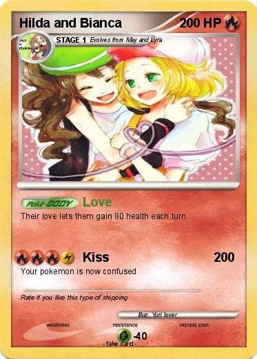 Pokémon Hilda And Bianca Love My Pokemon Card