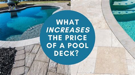 What Could Increase The Cost Of My Paver Pool Deck Youtube