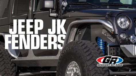 Jeep Jk Front And Rear Fenders Genright Off Road Youtube