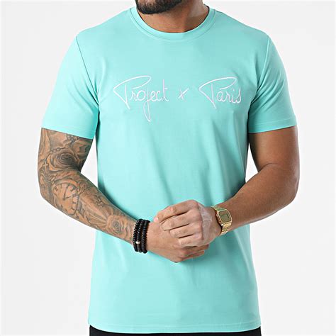 Project X Paris Tee Shirt 1910076 Turquoise