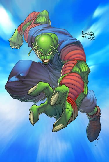 The billowing cape and smoke effects come together to create a realistic and dynamic pose. PICCOLO dbZ by deffectx on DeviantArt