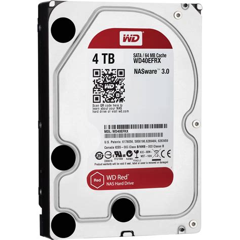 Western Digital Wd Red Nas Hard Drive 4tb Sata 5400 Rpm 6 Gbs Drih4