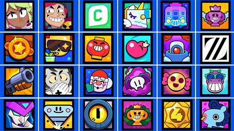All Profile Icons In Brawl Stars Youtube