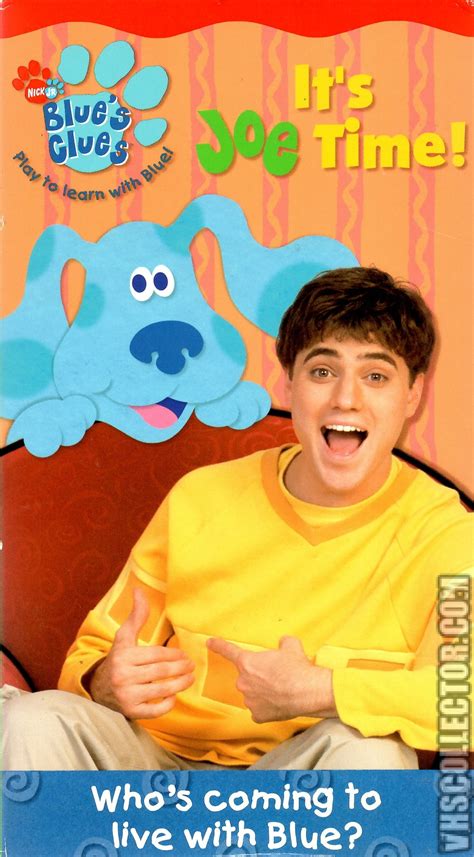 Rare Nick Jr Blues Clues Its Joe Time Vhs Nickelodeon Episodes The