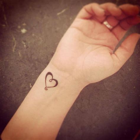 Heart Tattoos On Wrist Designs Ideas And Meaning Tattoos For You