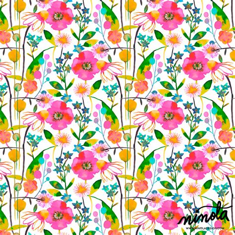 As such, the elements of a pattern repeat in a predictable manner. Ninola - Spring flowers