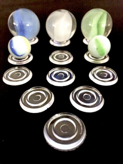 Lot Of 25 ⭐ Popular ⭐ Marble Collection Display Holder Stands For