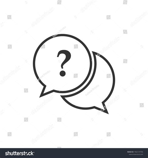 Question Answer Sign Icon Qanda Symbol Stock Vector Royalty Free
