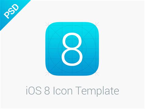 Ios 8 Icon Template Flyer Template