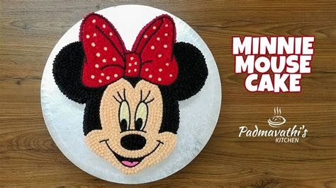 Minnie Mouse Face Cake Tutorial