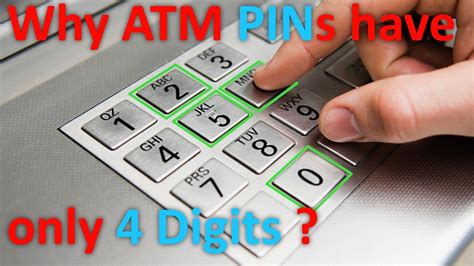 Why Atm Pin Has Only 4 Digits Youtube