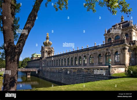 The Zwinger Palace In Dresden Capital Of The Eastern German State Of