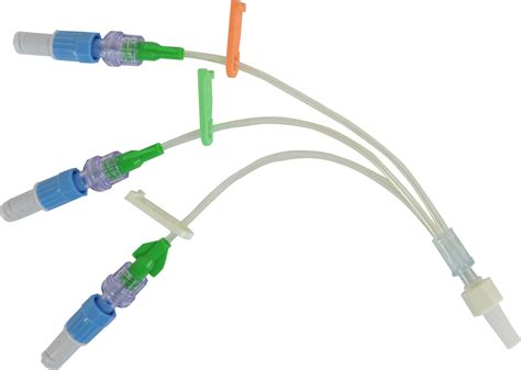 Triple Lumen Catheter Port Colors