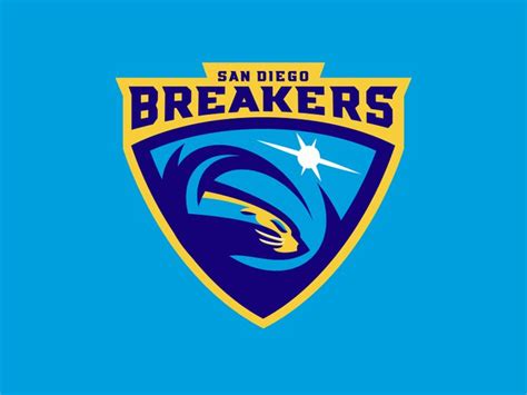San Diego Breakers Football Logo Design Sports Logo Inspiration