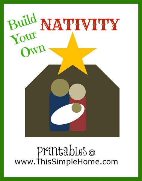 See more ideas about scene cards, cards, stampin up cards. Build Your Own Nativity Printables - This Simple Home