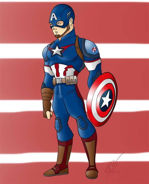 Captain America Flag By Kryptoniano On Deviantart