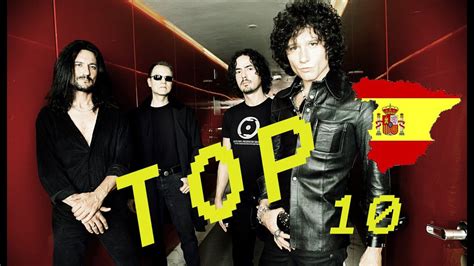 Top 10 Grupos De Rock Españoles Youtube