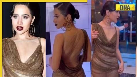 Urfi Javed Shocks All With Her Sexy See Through Dress Watch Viral Video