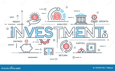 Investment Strategy With Chart Vector Illustration