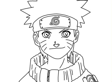 Dibujos De Naruto Sonriente Para Colorear Para Colorear Pintar E