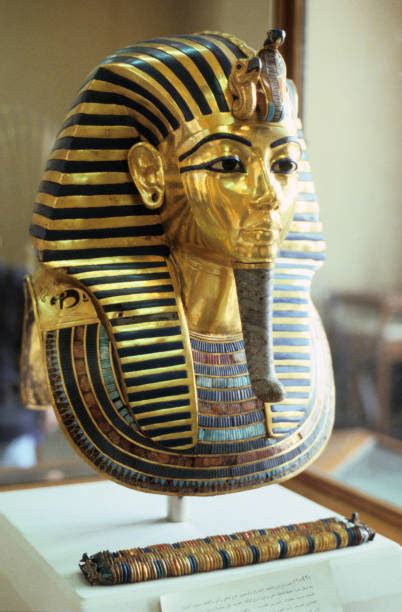 Gold And Lapis Lazuli Funerary Mask Of Tutankhamun King Of Egypt