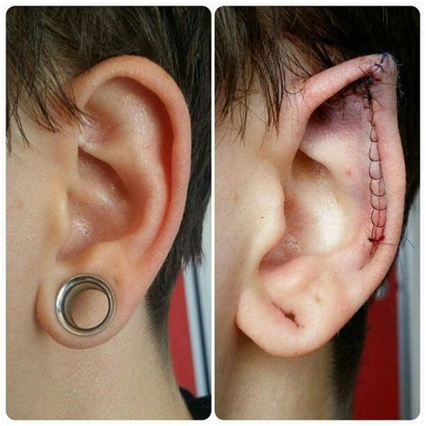 9 Best Ear Pointing Images On Pinterest Body Modifications Body Mods