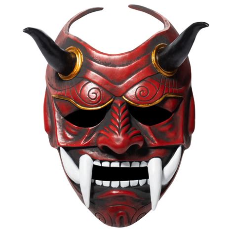 Halloween Japanese Hannya Demon Oni Samurai Noh Kabuki Prajna Devil