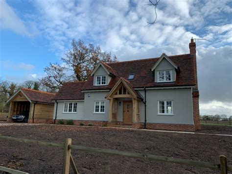 Timber Frame New Build Cottage Complete In Great Canfield Essex