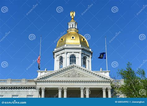 New Hampshire State House Concord Nh Usa Stock Photo Image Of 1819